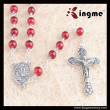 Glass beads rosary